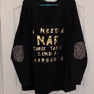 Shirt with pattern elbow